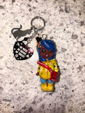 Custom Hand sculpted and painted Sonny Coraline inspired keychain